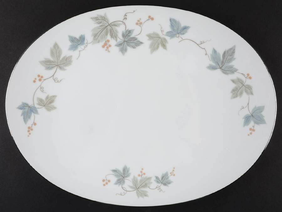 Claire 13" Oval Serving Platter by Sango-1