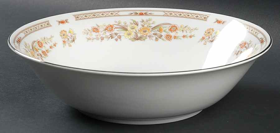 Clairmont 9" Round Vegetable Bowl by Four Crown-1