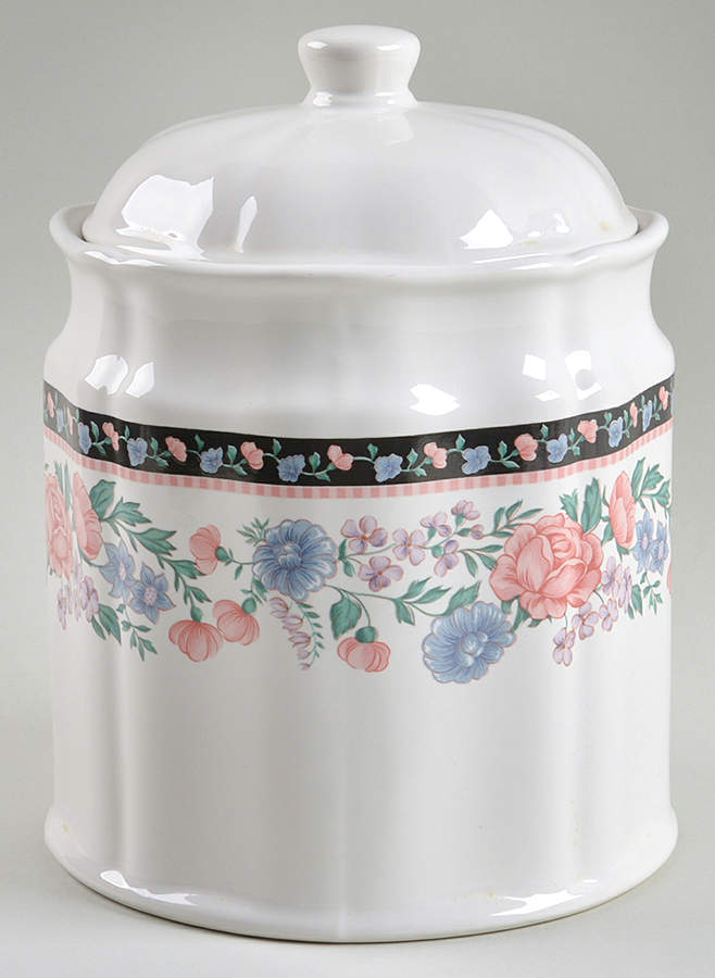 Claremore Extra Large Canister & Lid by Sango-1