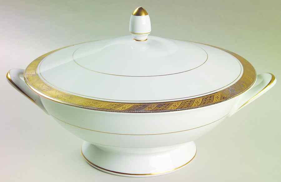 Cleopatra Round Covered Vegetable by Sango-1