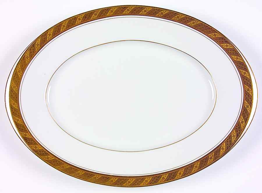 Cleopatra 12" Oval Serving Platter by Sango-1