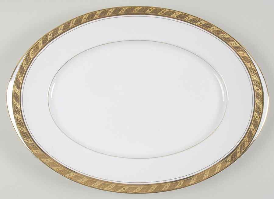 Cleopatra 16" Oval Serving Platter by Sango-1