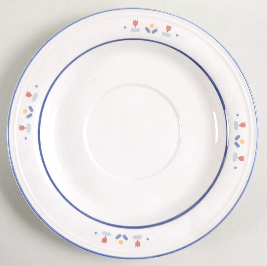Country Borders Saucer by Sango-1