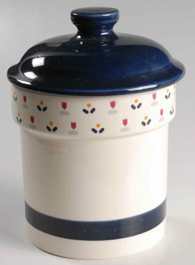 Country Borders Medium Canister & Lid by Sango-1