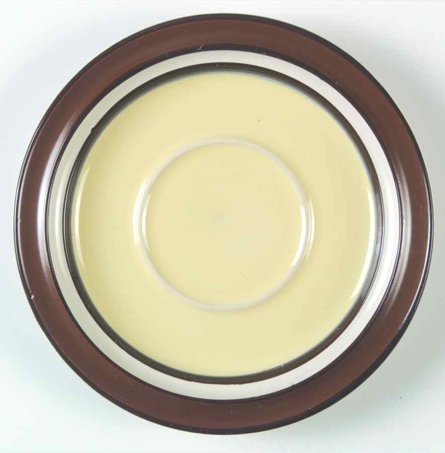 Cocoa Brown Saucer by Sango-1