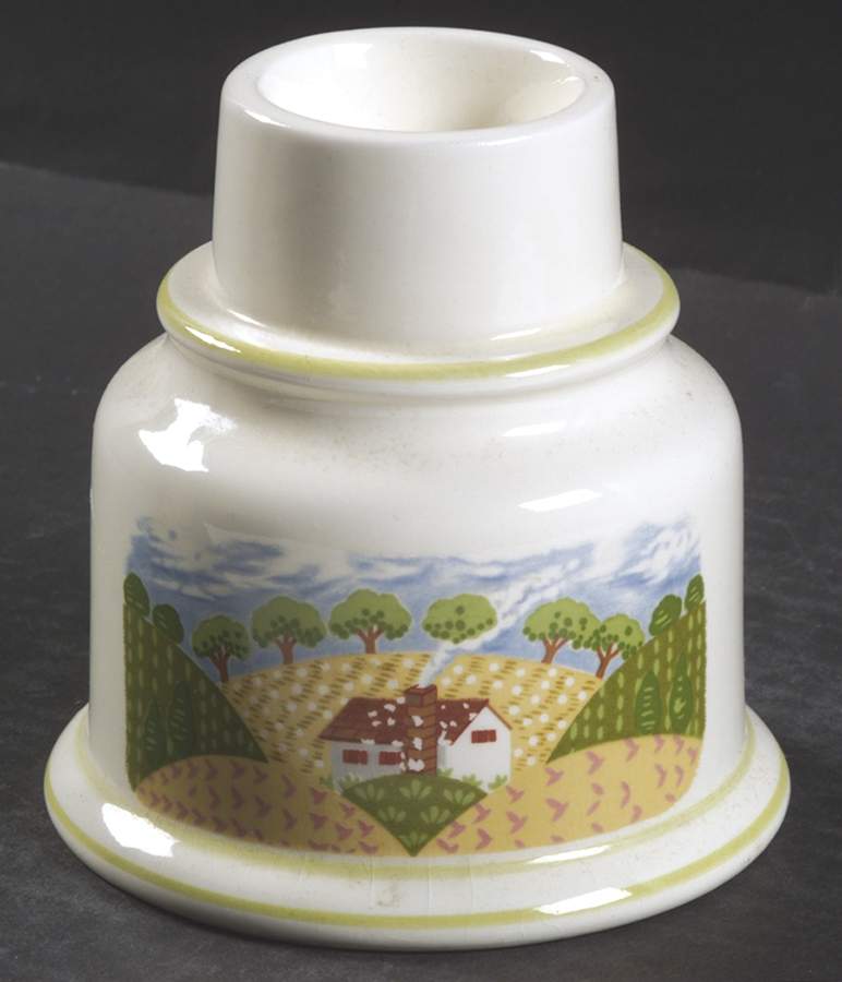 Country Cottage Hurricane Lamp No Globe by Sango-1