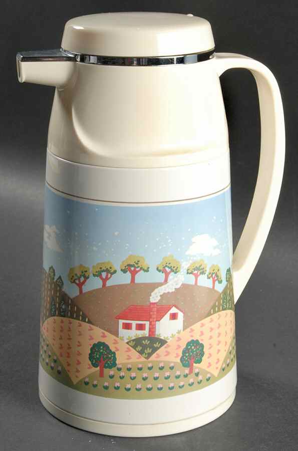 Country Cottage Plastic Thermos/Carafe & Lid by Sango-1