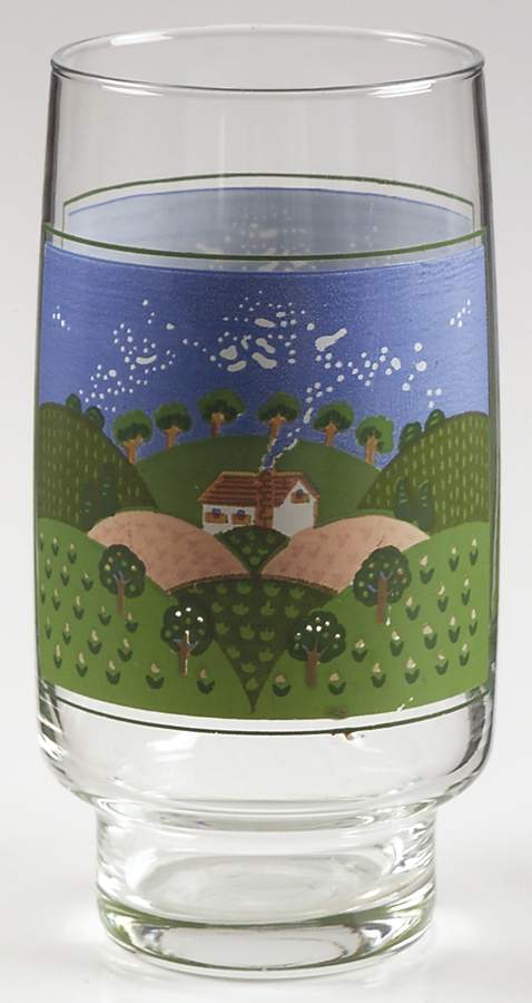 Country Cottage Glassware Tall Tumbler by Sango-1