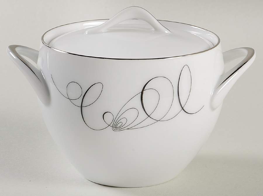 Contemporary Sugar Bowl & Lid by Sango-1