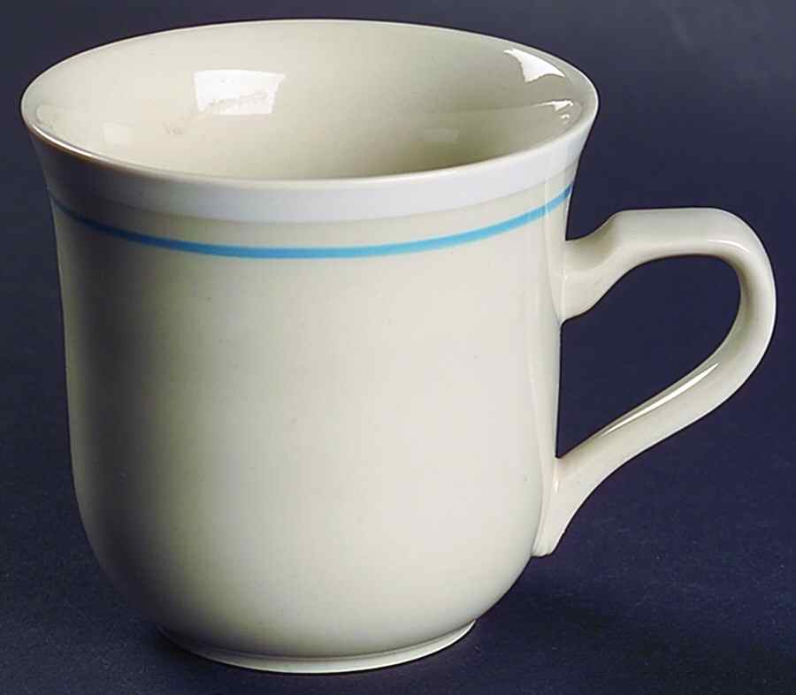 Contempo Blue Flat Cup by Sango-1