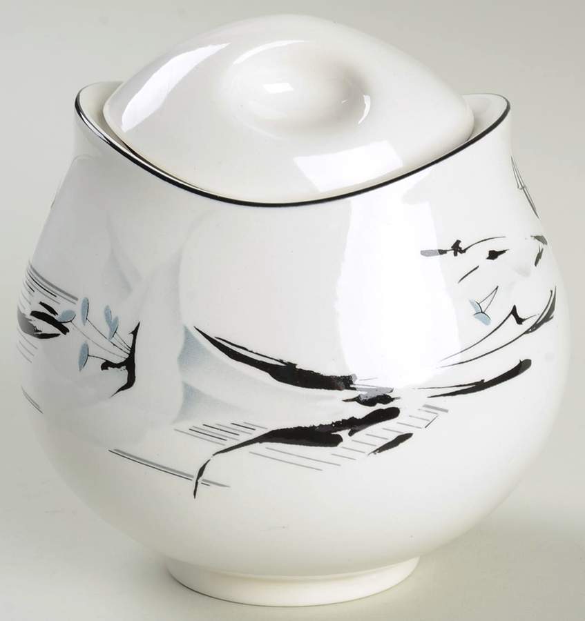 Continental Sugar Bowl & Lid by Sango-1
