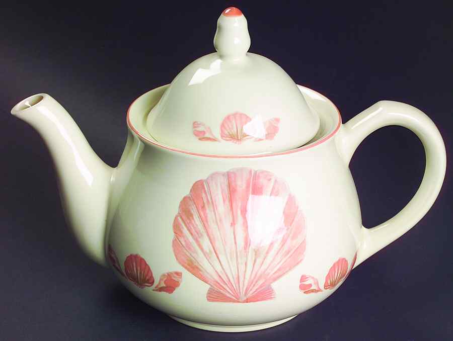 Coquille (Korea, Taiwan) Teapot & Lid by Sango-1