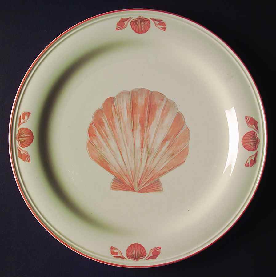 Coquille (Korea, Taiwan) 12" Chop Plate (Round Platter) by Sango-1
