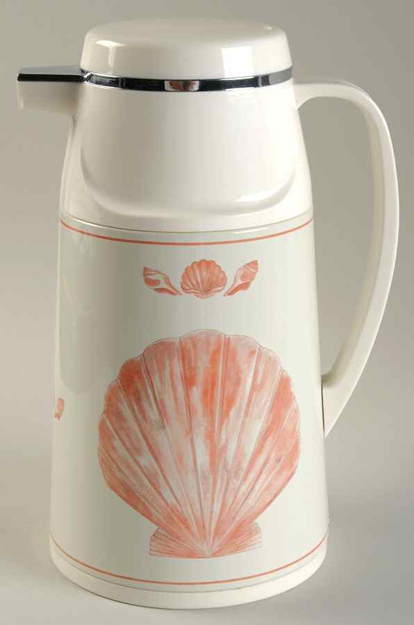 Coquille (Korea, Taiwan) Plastic Thermos/Carafe & Lid by Sango-1