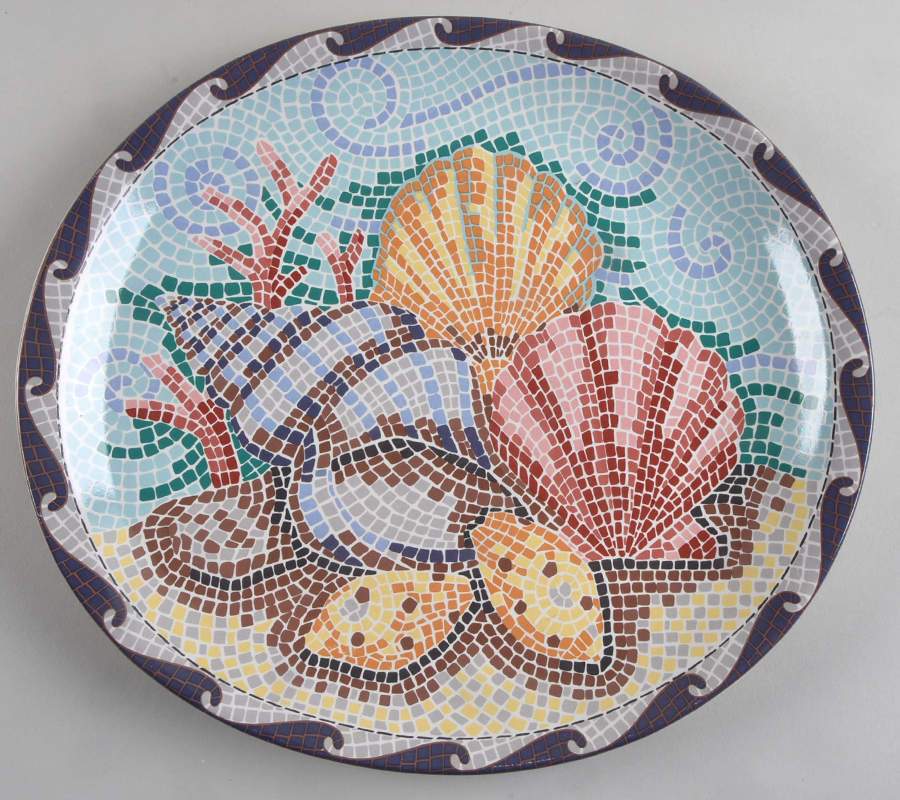 Coquille 12" Chop Plate (Round Platter) by Sango-1