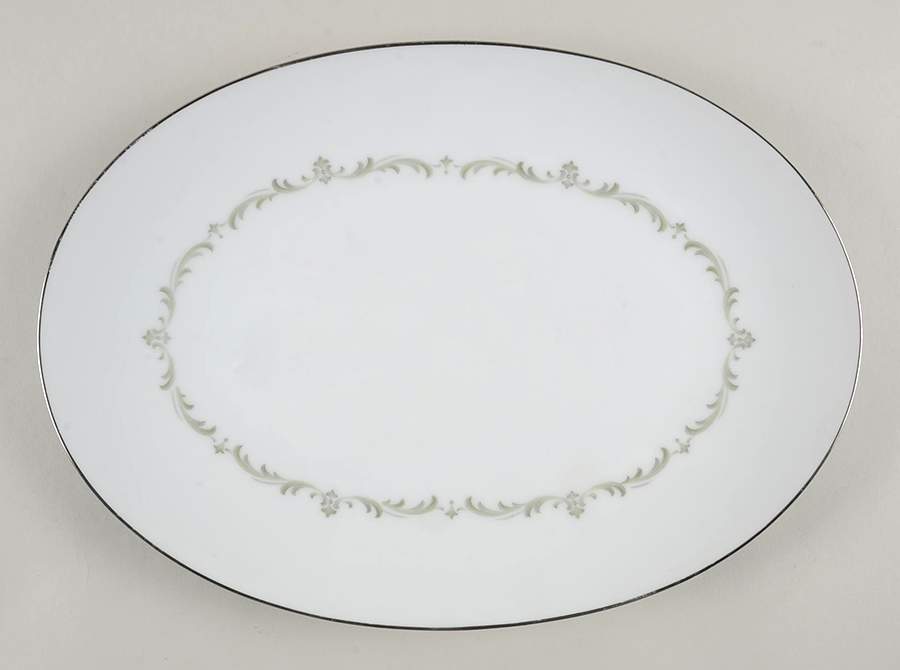 Cordova 12" Oval Serving Platter by Sango-1