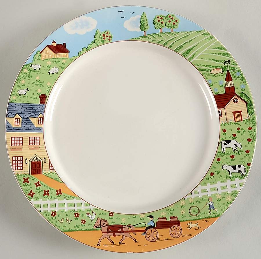 Country Road Dinner Plate by Sango-1