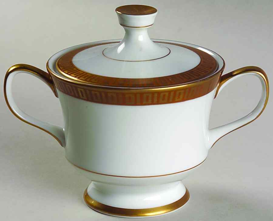 Corsican Sugar Bowl & Lid by Sango-1