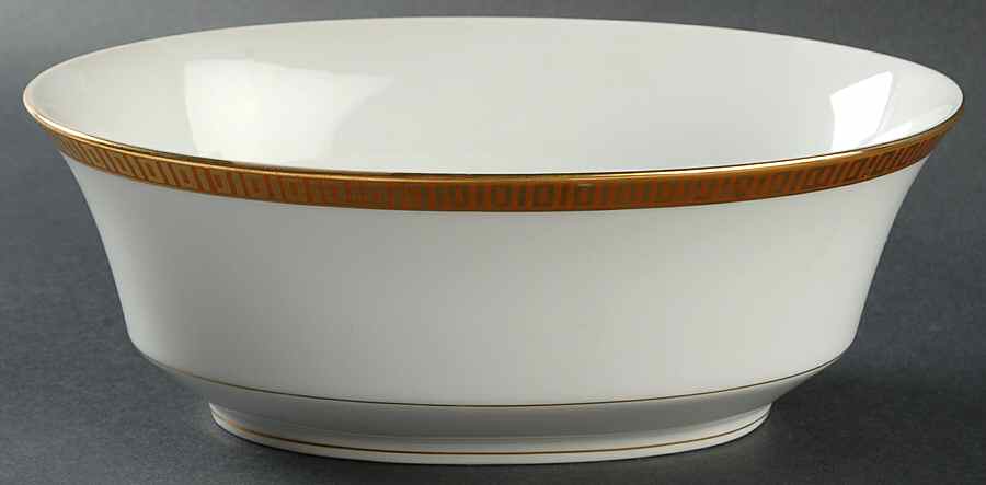 Corsican 9" Oval Vegetable Bowl by Sango-1