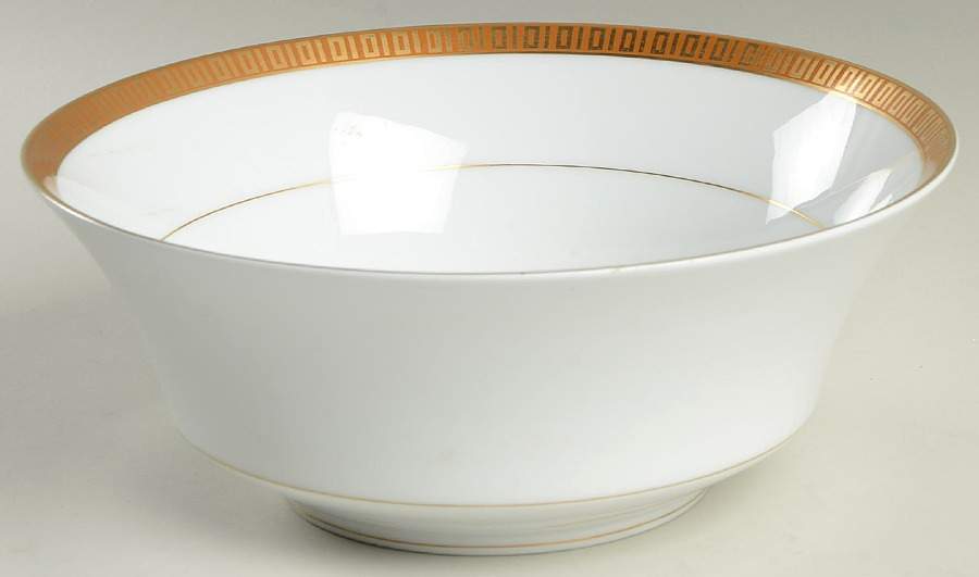 Corsican 9" Round Vegetable Bowl by Sango-1