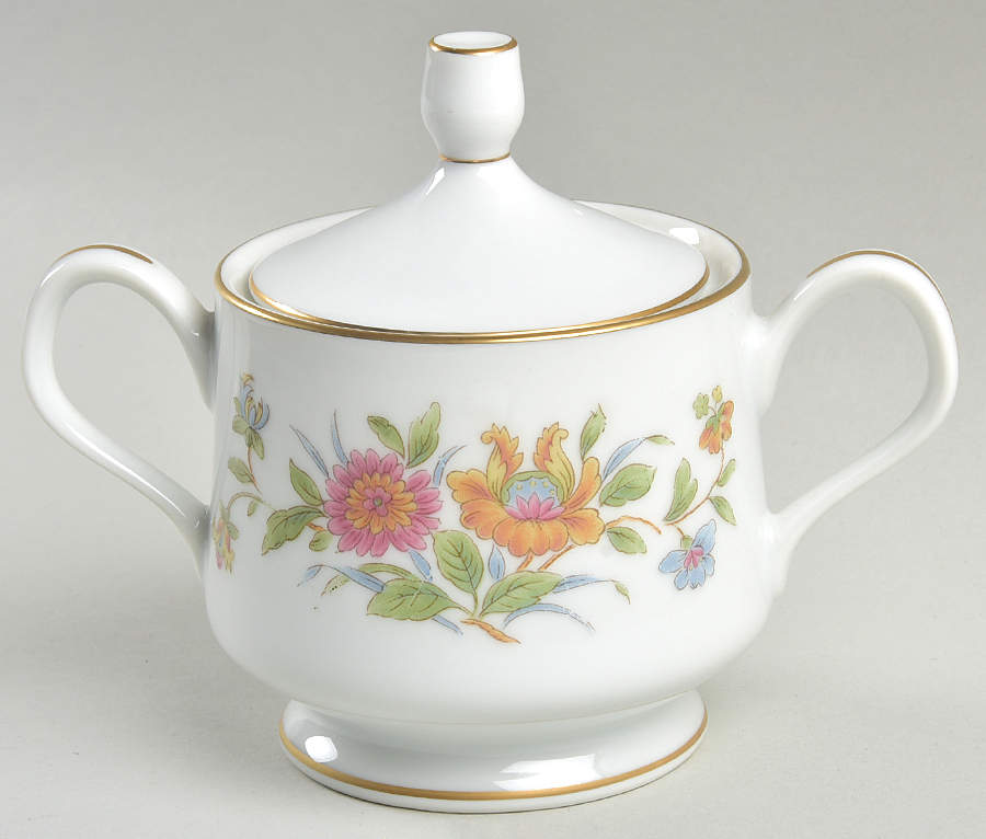 Cortina Sugar Bowl & Lid by Sango-1