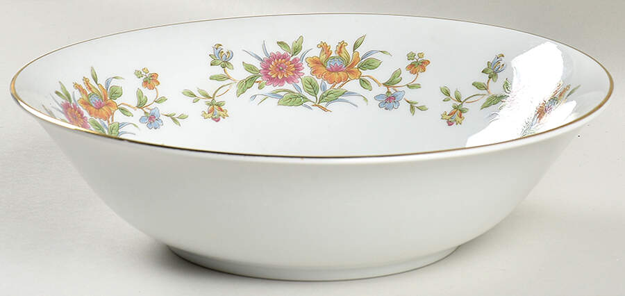 Cortina 9" Round Vegetable Bowl by Sango-1