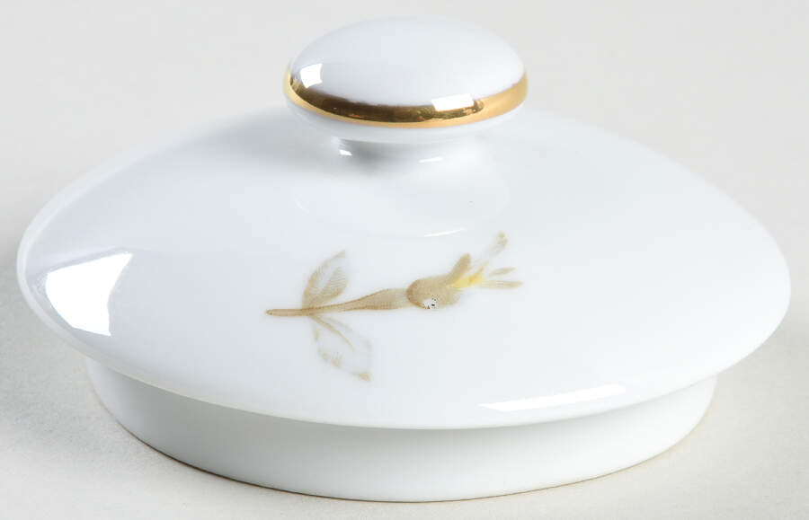 Cotillion Yellow Rose (Coupe) Lid for Teapot by Sango-1