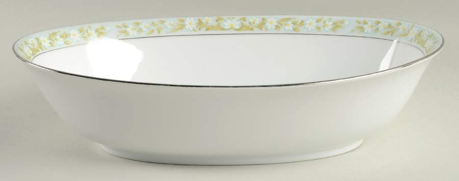 Daisy Chain 10" Oval Vegetable Bowl by Sango-1