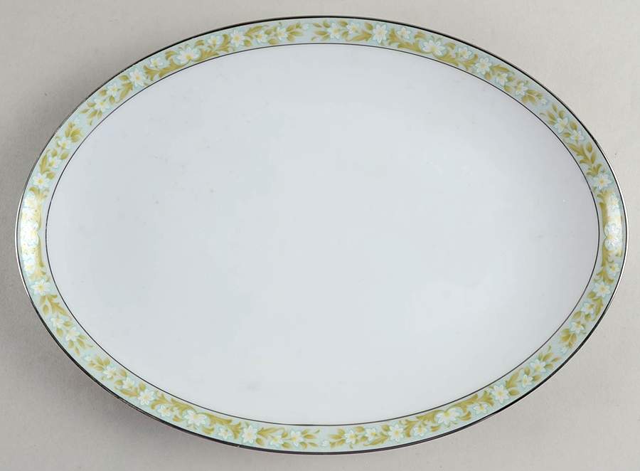 Daisy Chain 12" Oval Serving Platter by Sango-1