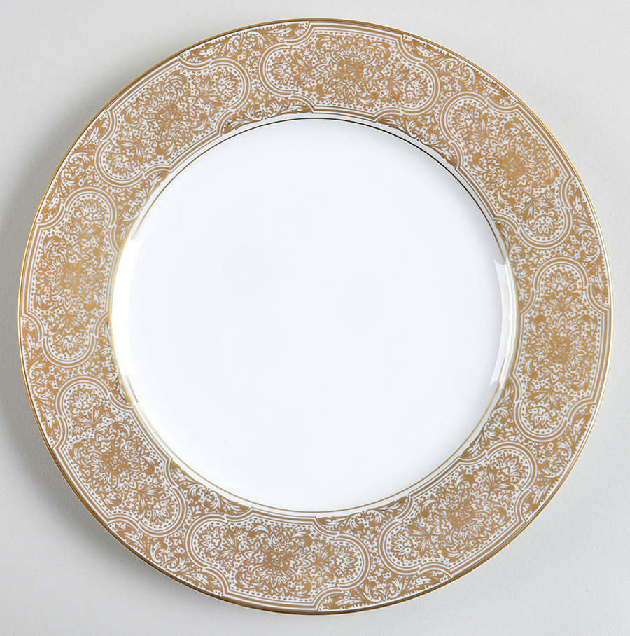 Damask (Gold Trim) Salad Plate by Sango-1