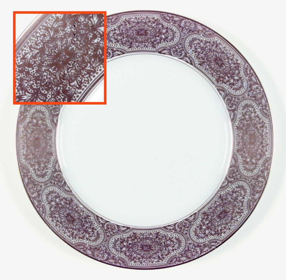 Damask (Gold Trim) Dinner Plate by Sango-1