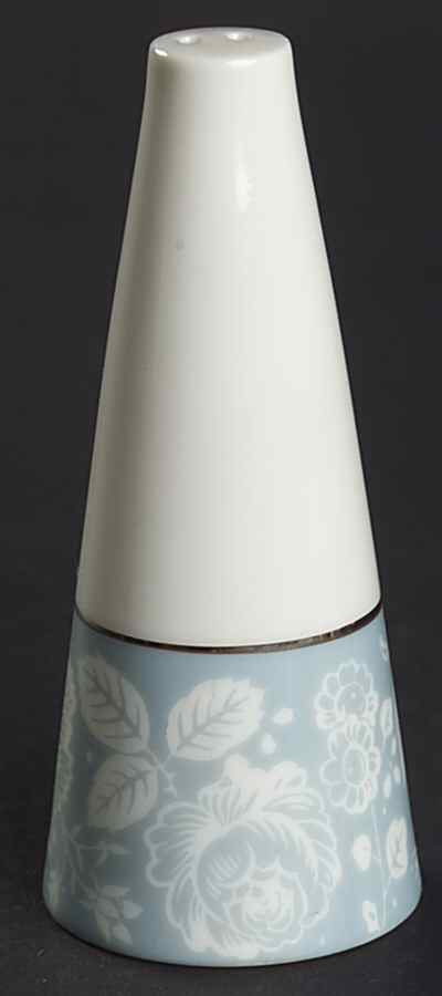 Damask Blue (Platinum Trim) Salt Shaker by Sango-1