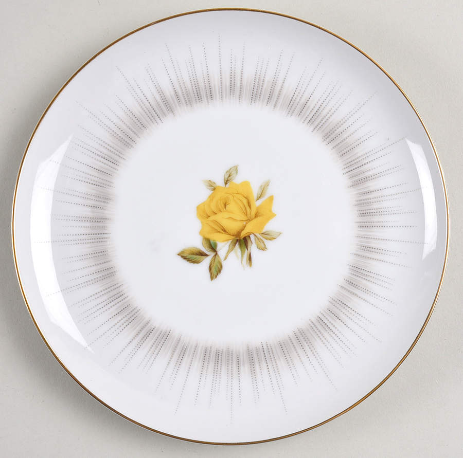 Dawn (Gold Trim) Salad Plate by Sango-1