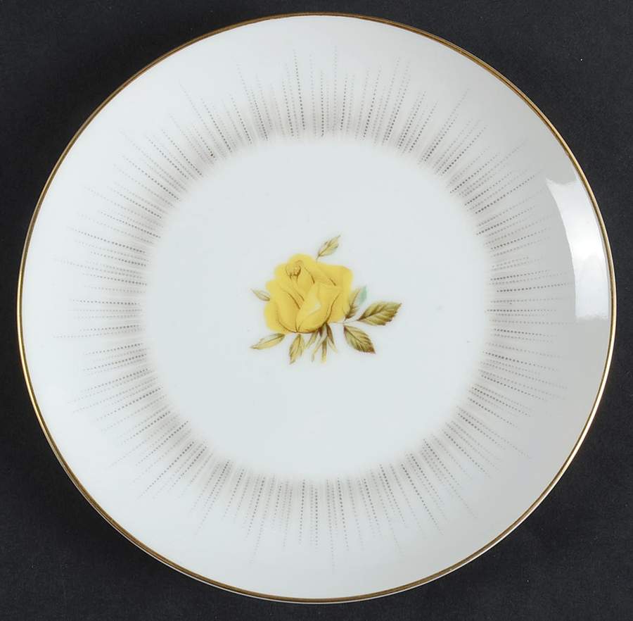 Dawn (Gold Trim) Bread & Butter Plate by Sango-1