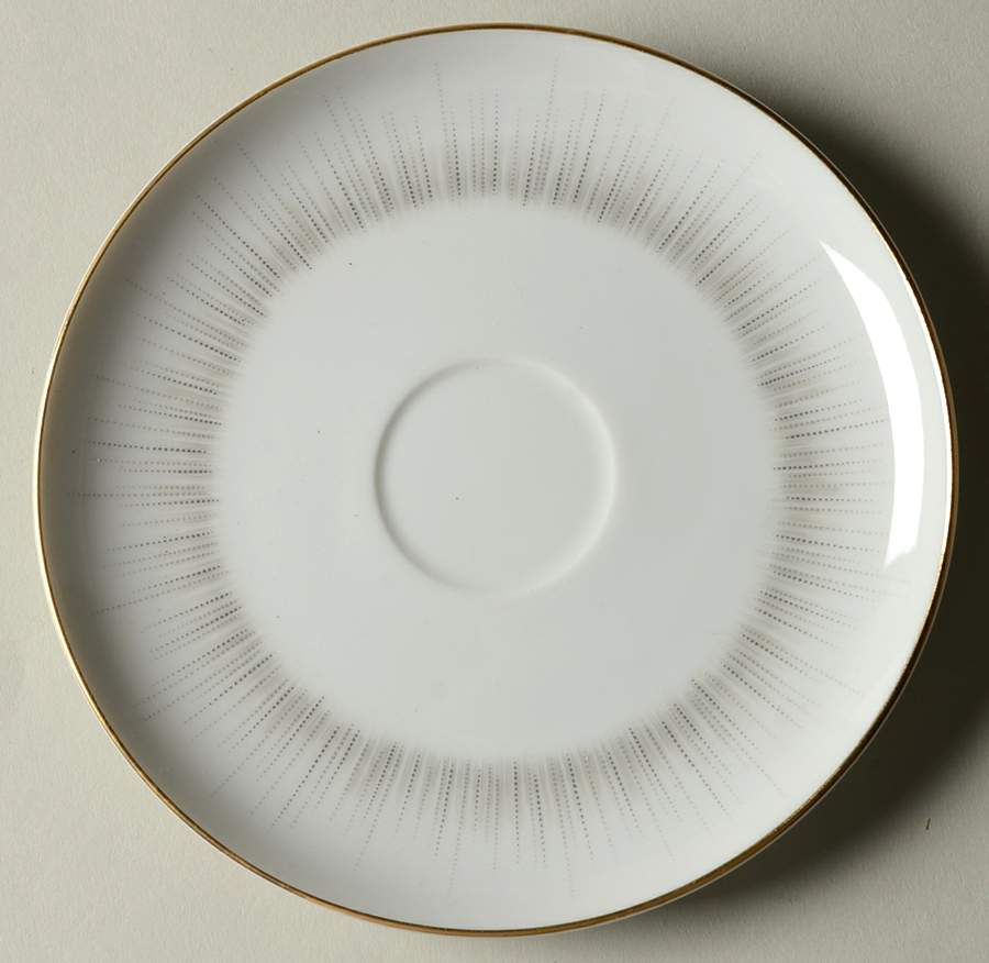 Dawn (Gold Trim) Saucer by Sango-1