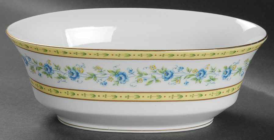 Deauville 9" Oval Vegetable Bowl by Sango-1