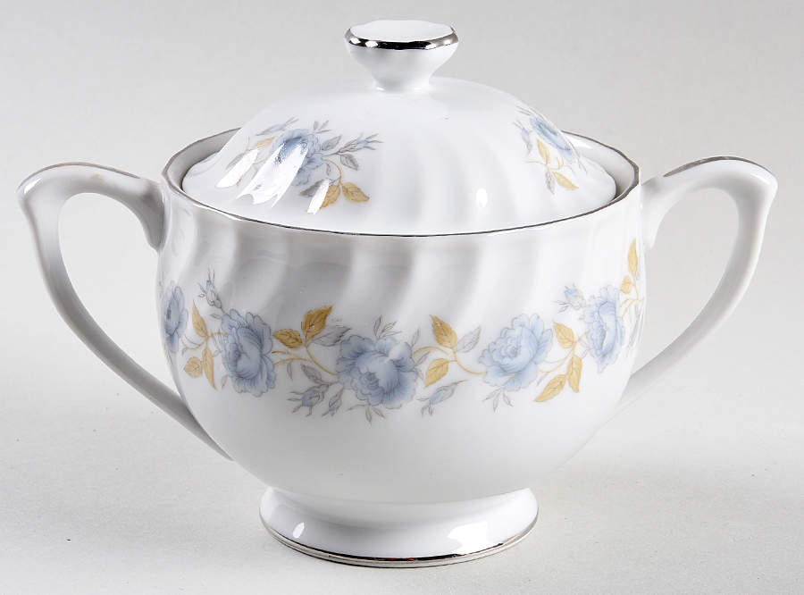 Delicato Sugar Bowl & Lid by Sango-1