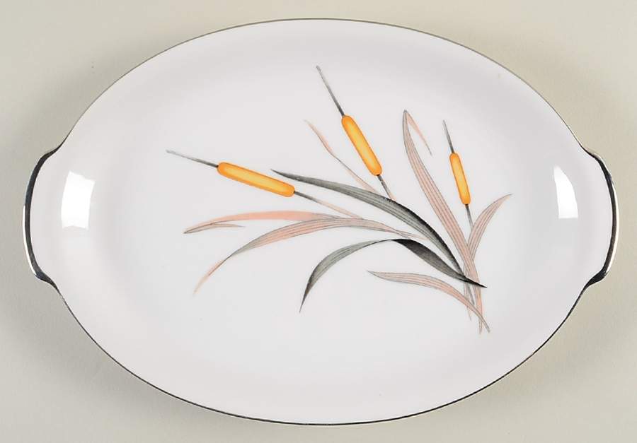 Del Mar 12" Oval Serving Platter by Sango-1