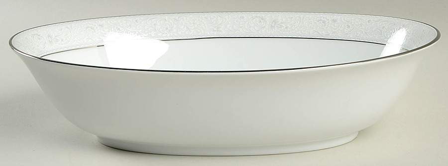 Dewpoint 10" Oval Vegetable Bowl by Sango-1