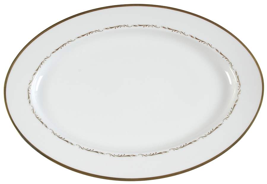 Diadem 16" Oval Serving Platter by Sango-1