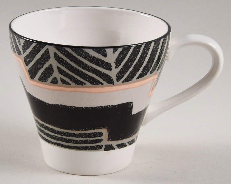 Dimension Black Flat Cup by Sango-1