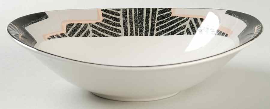 Dimension Black Coupe Soup Bowl by Sango-1