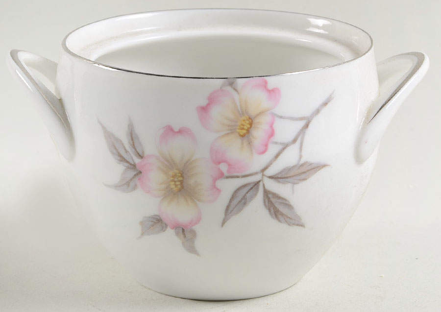 Dogwood Sugar Bowl No Lid by Sango-1