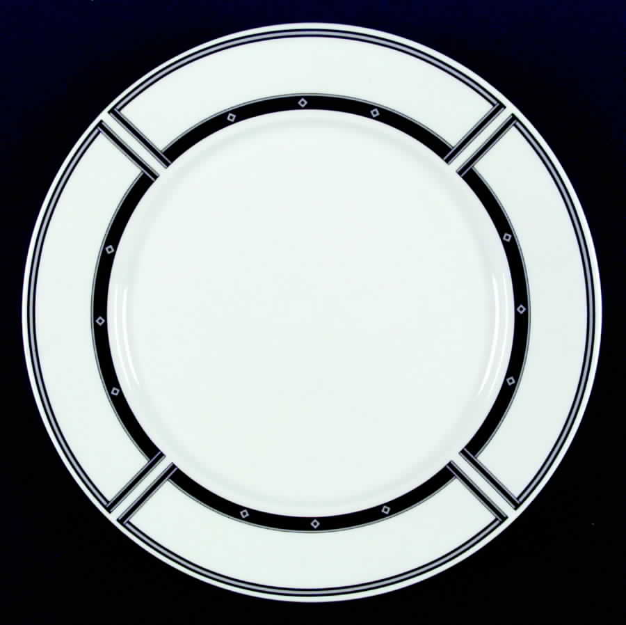 Domino Dinner Plate by Sango-1