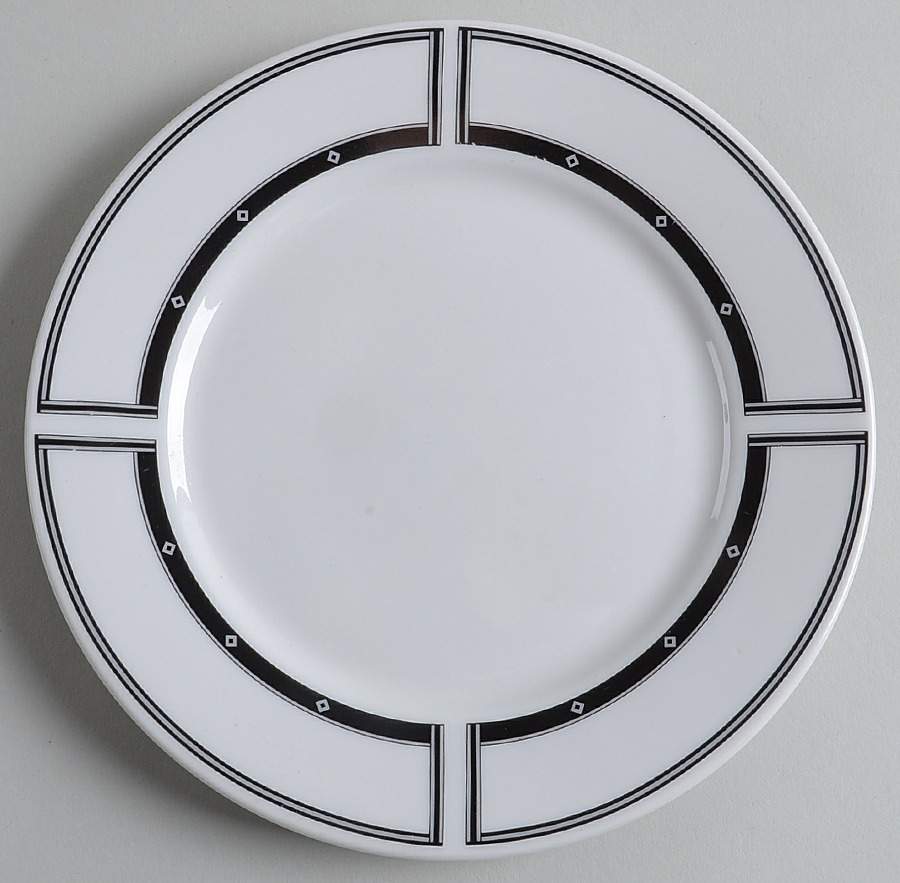 Domino Salad Plate by Sango-1