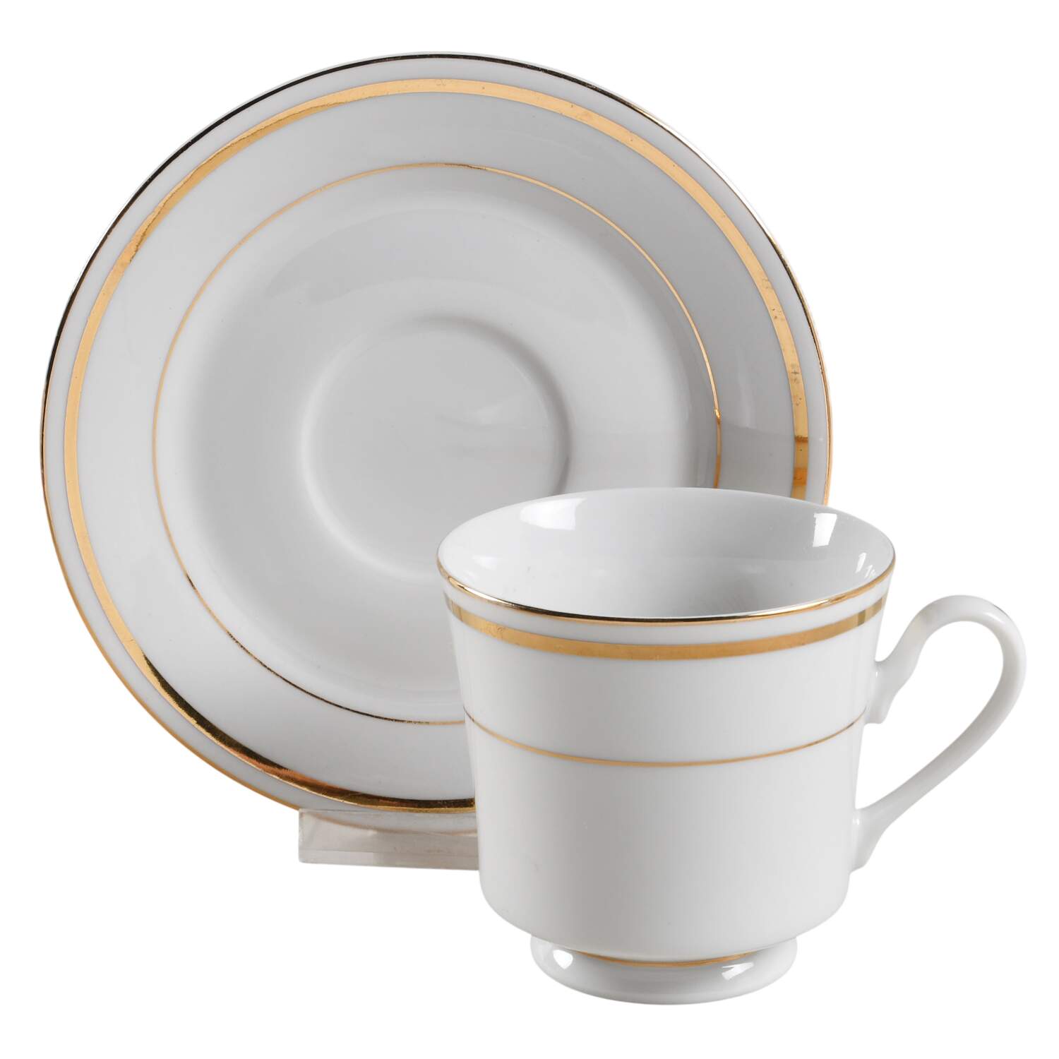 D'Or Footed Cup & Saucer Set by Sango-1
