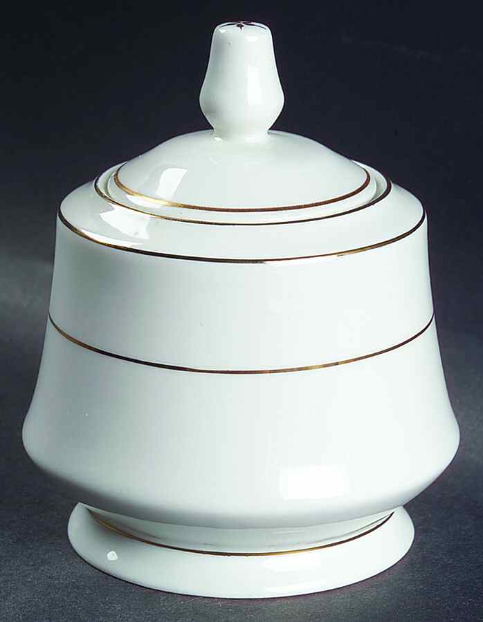 D'Or Sugar Bowl & Lid by Sango-1