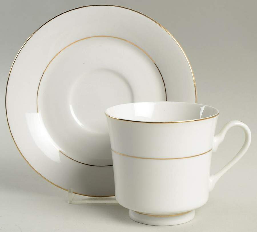 D'Or Footed Cup & Saucer Set by Sango-1