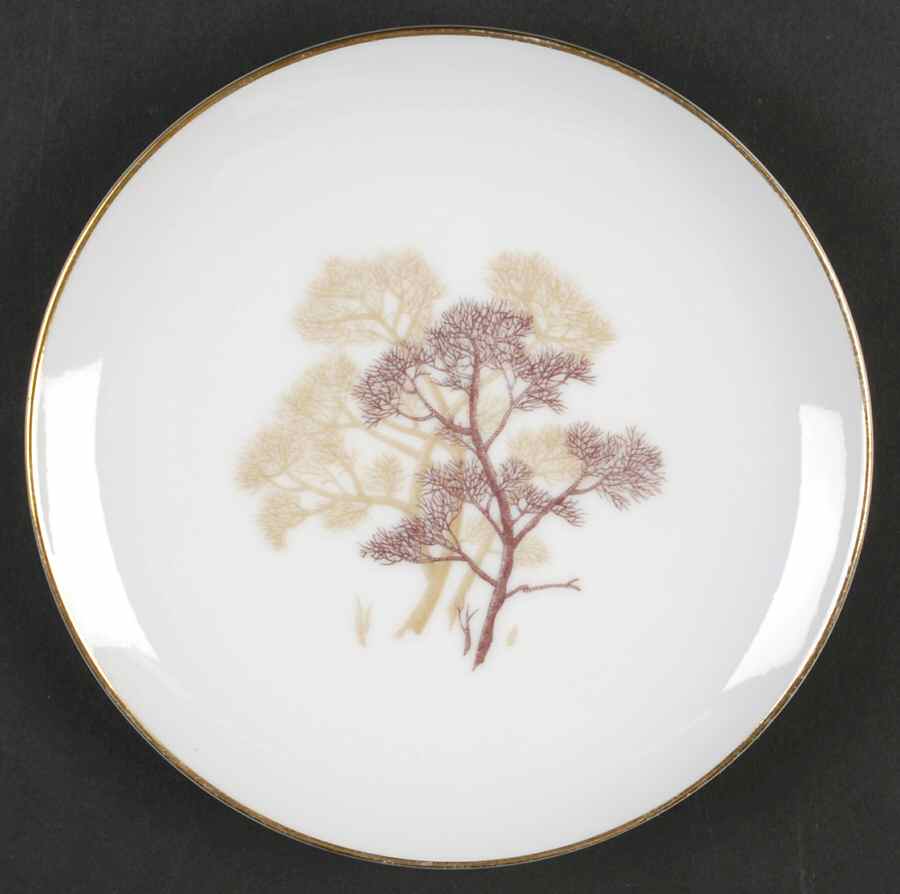 Dormant Tree Bread & Butter Plate by Sango-1