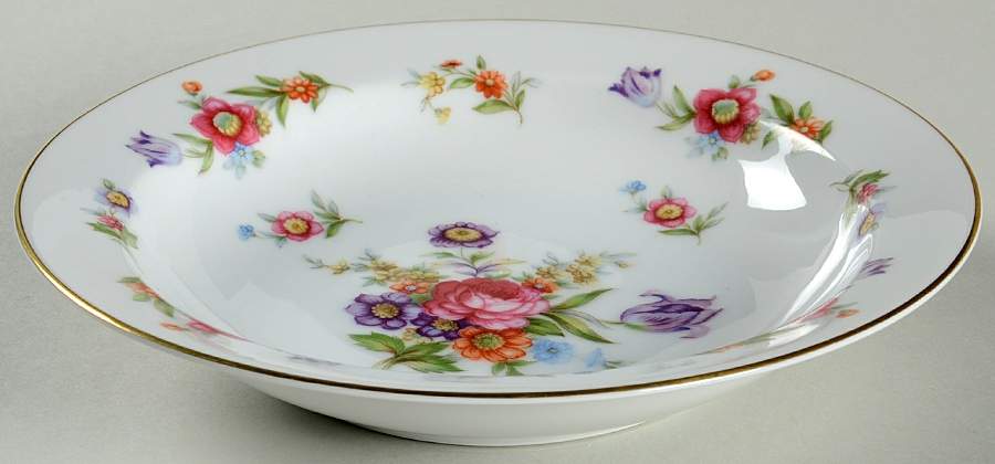 Dresdenia(Japan) Rim Soup Bowl by Sango-1
